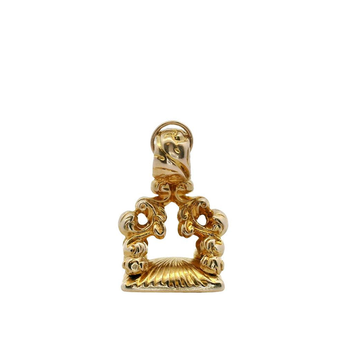 Estate Victorian Reproduction 10K Yellow Gold Watch Fob - 1960's