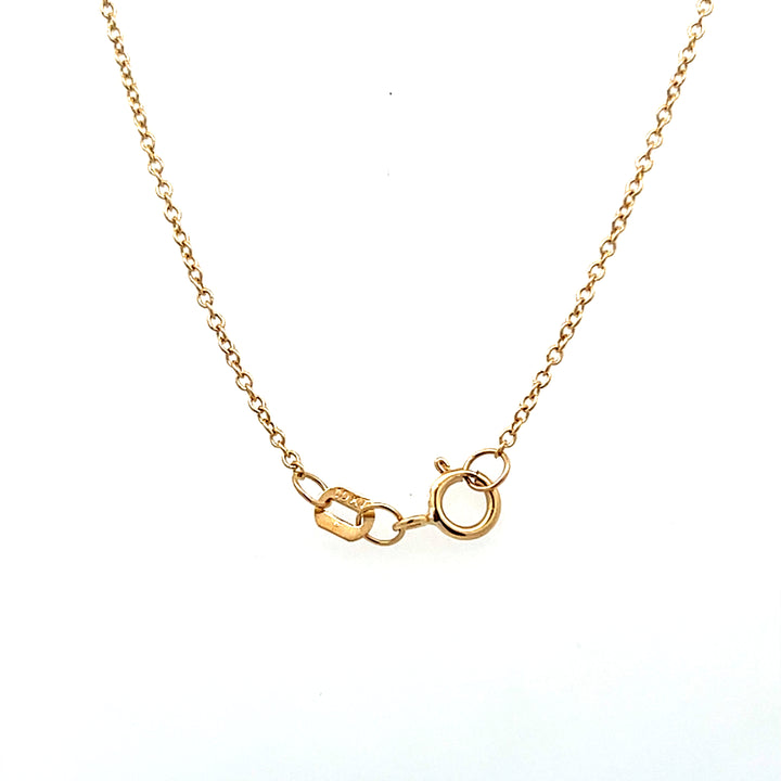 10K Yellow Gold 0.01ctw Diamond Bee Necklace