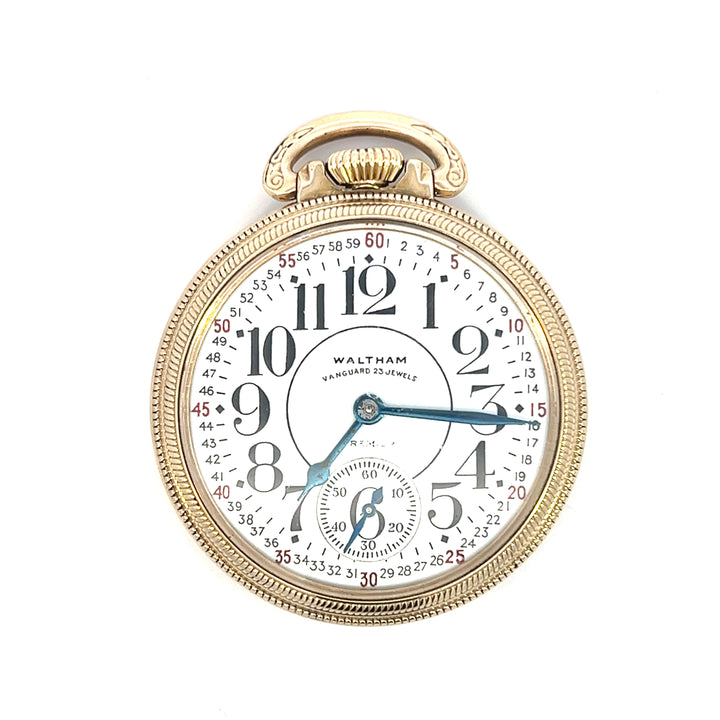 Estate Gold Filled Waltham 23 Jewel Railroad Pocket Watch