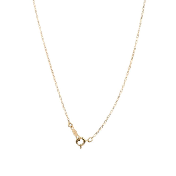 Estate 10K Two Tone Gold 1.59ctw Heart Shaped Amethyst Necklace