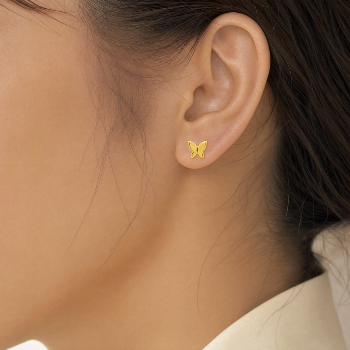 14KT Gold Filled Butterfly Studs