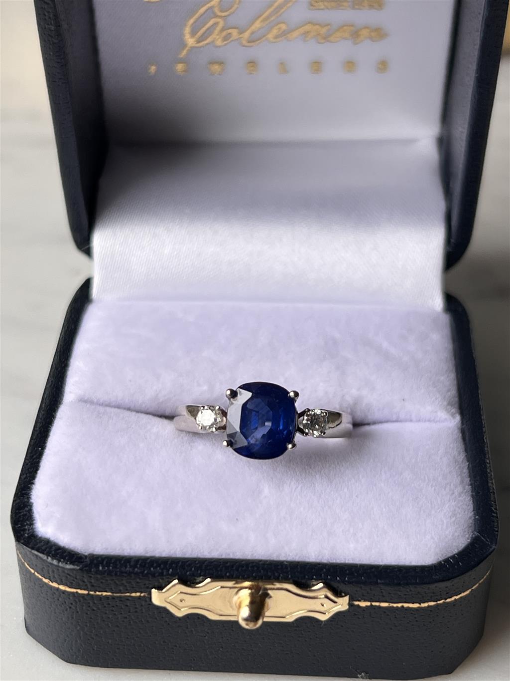 ESTATE COLORED STONE RINGS