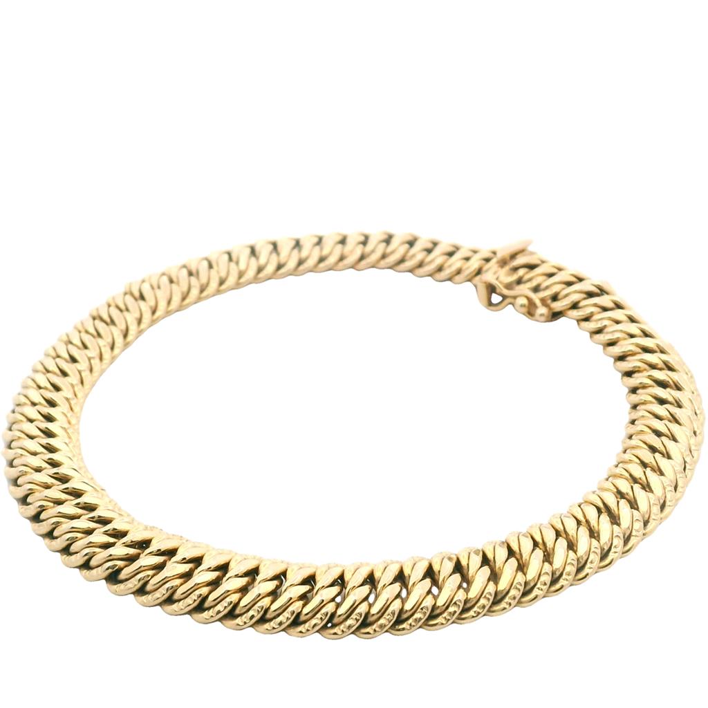 Estate 14K Yellow Gold Mesh Bracelet