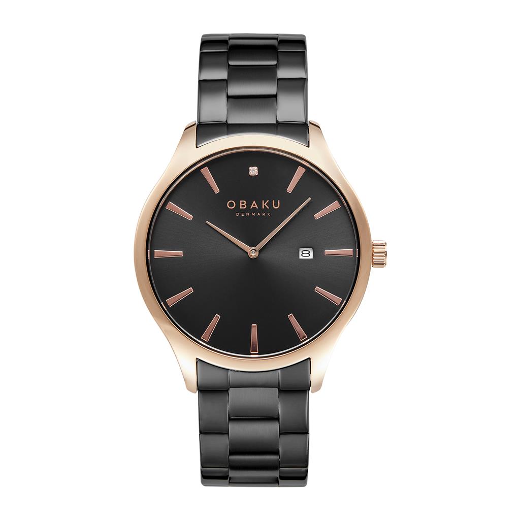 Vibe Diamant Ink Men's Watch by Obaku