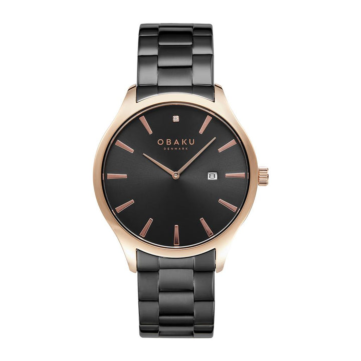 Vibe Diamant Ink Men's Watch by Obaku