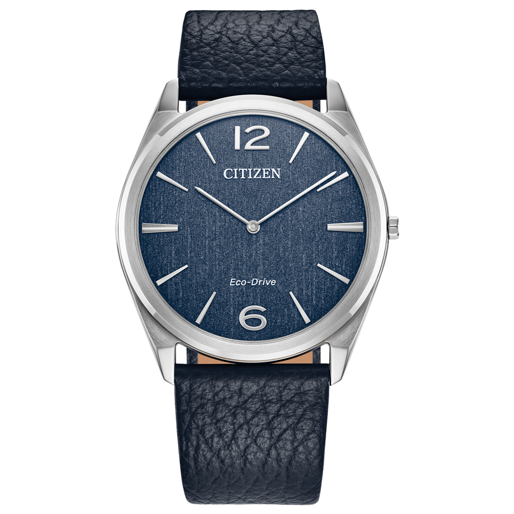 Stainless Steel Eco Drive Blue Dial Suratto Watch by Citizen