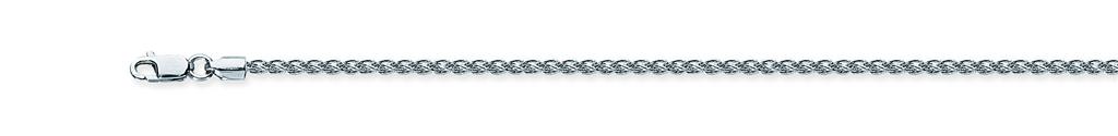 Sterling Silver 1.65mm Wheat Chain Necklace 20"