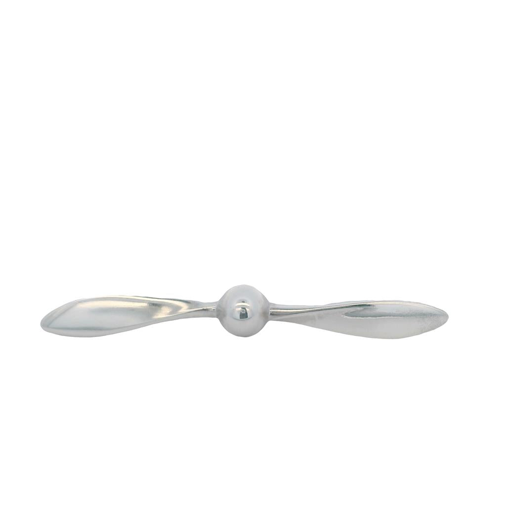 Estate Sterling Silver Propeller Brooch
