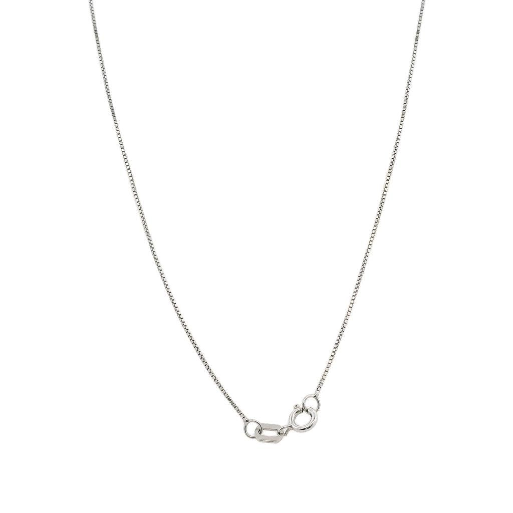 Estate 10K White Gold Diamond Cluster Pendant with 18" Chain - 0.52 TCW