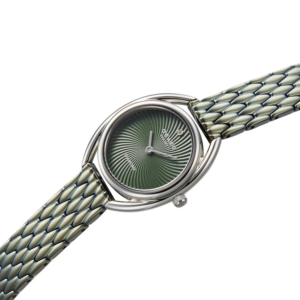 Stainless Steel Ild Ash Watch by Obaku