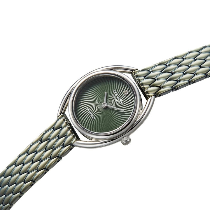 Stainless Steel Ild Ash Watch by Obaku