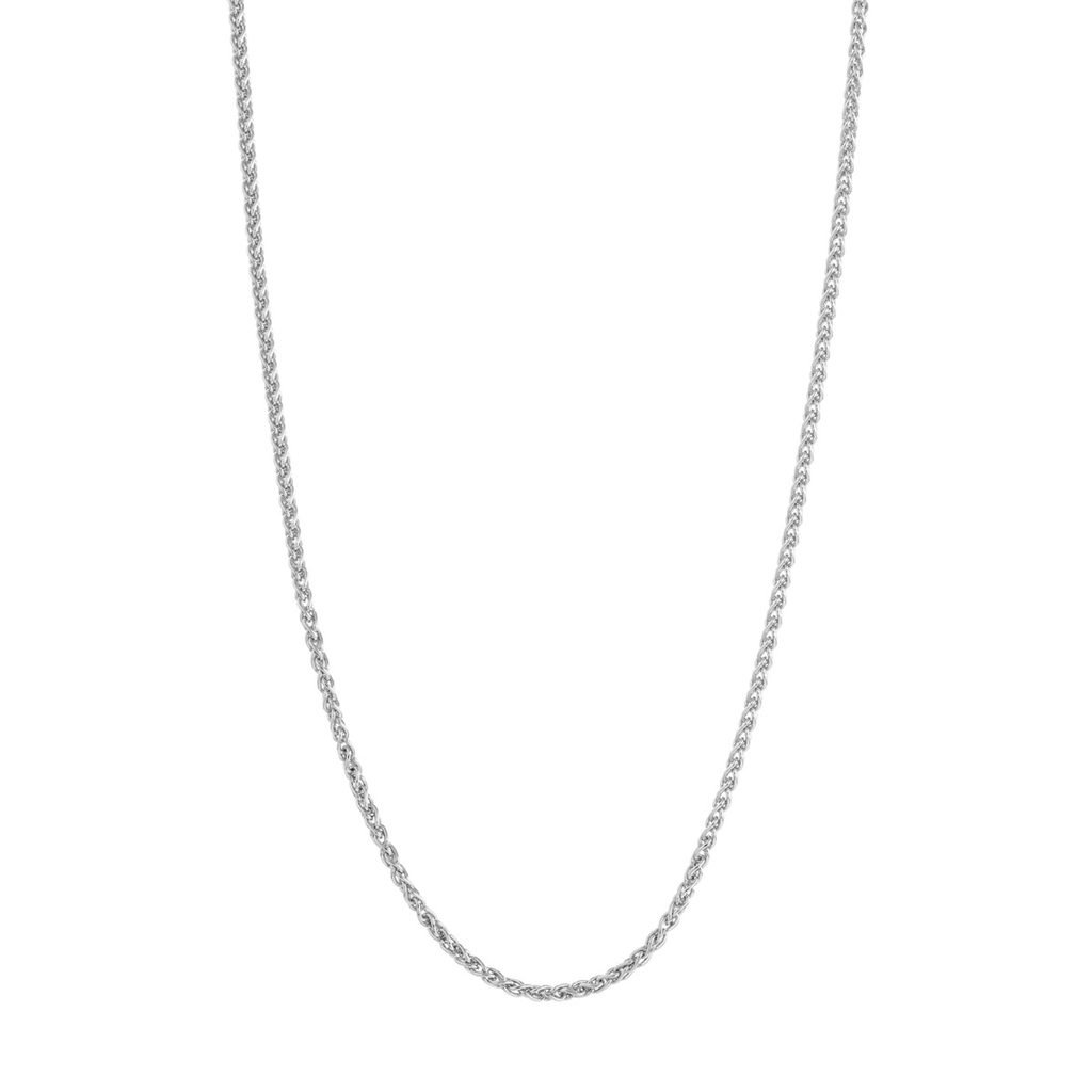 Sterling Silver 1.65mm Wheat Chain Necklace 20"