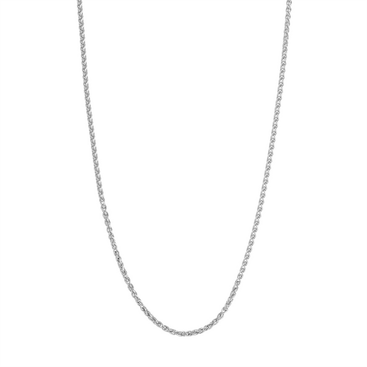 Sterling Silver 1.65mm Wheat Chain Necklace 20"