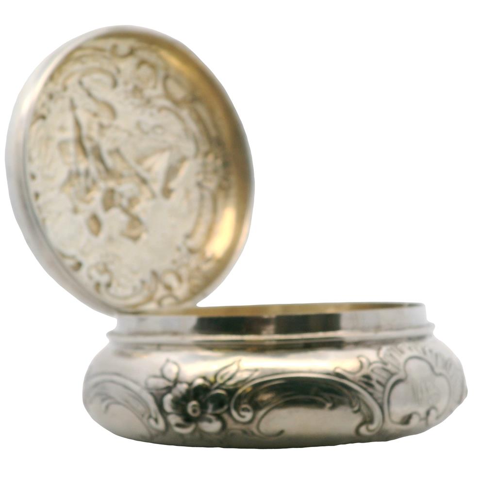 Estate Sterling Silver Dutch Repurposed Sugar Box Edwardian