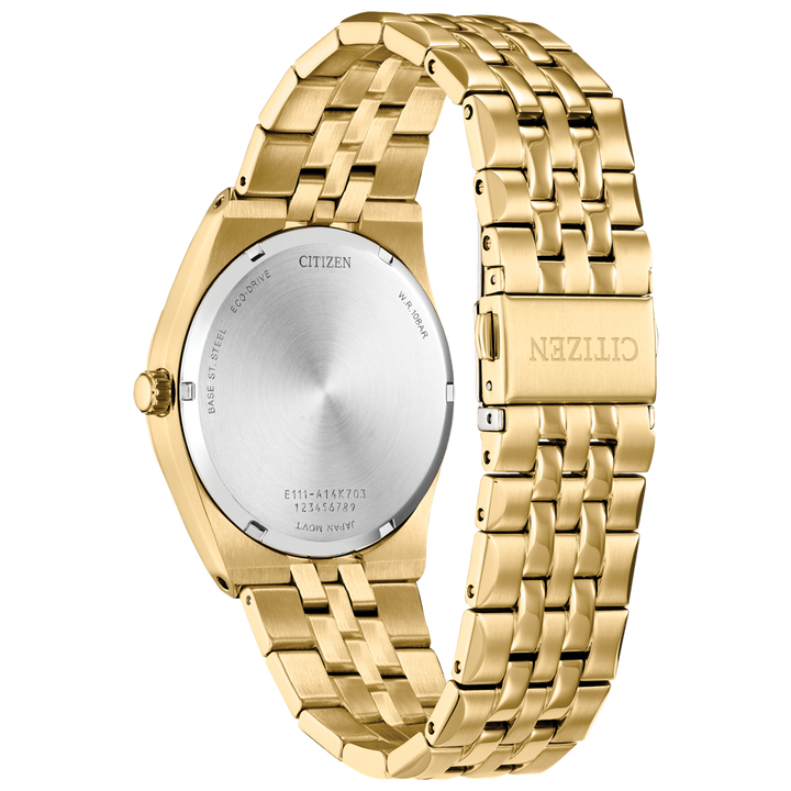 Gold-Tone Stainless Steel Eco Drive Corso Watch by Citizen