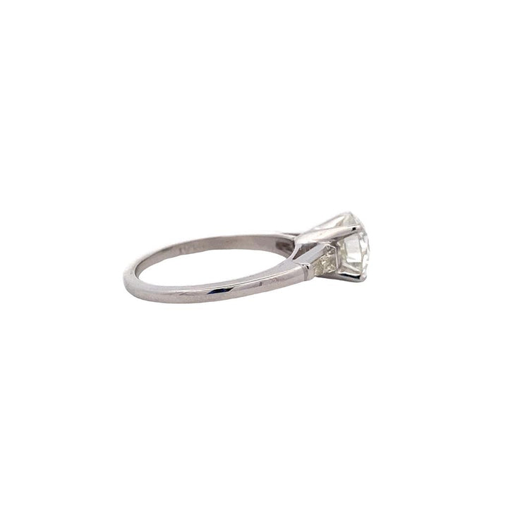 Estate Platinum 1.94ctw Antique Diamond Engagement Ring