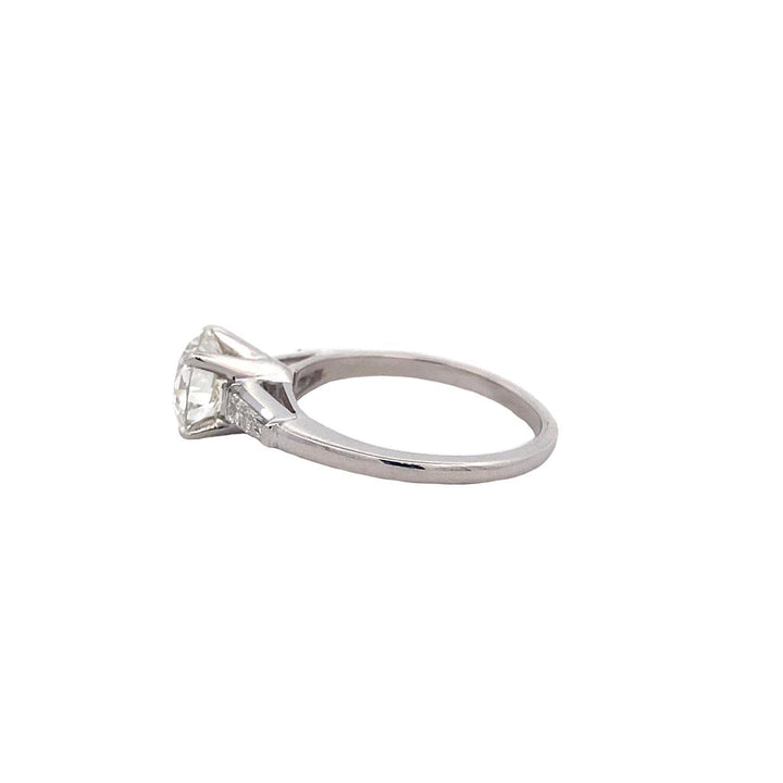 Estate Platinum 1.94ctw Antique Diamond Engagement Ring