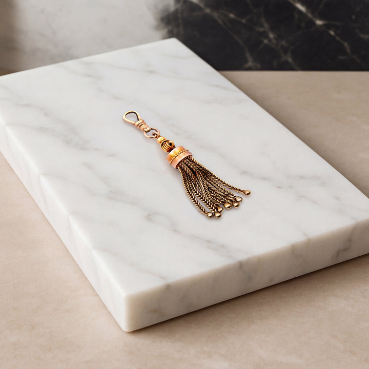 Estate Gold-Filled & 10K Victorian Tassel Pendant/Charm