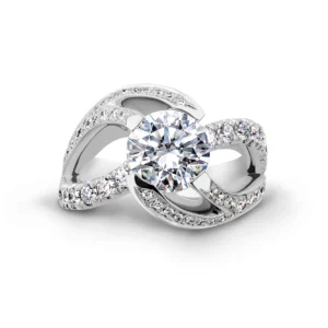 Breathtaking Engagement Ring Mounting by Mark Schneider