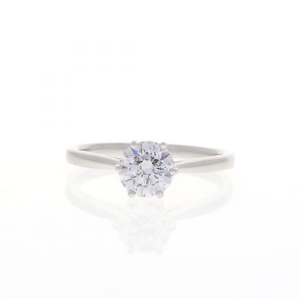 Platinum Solitaire Engagement Ring