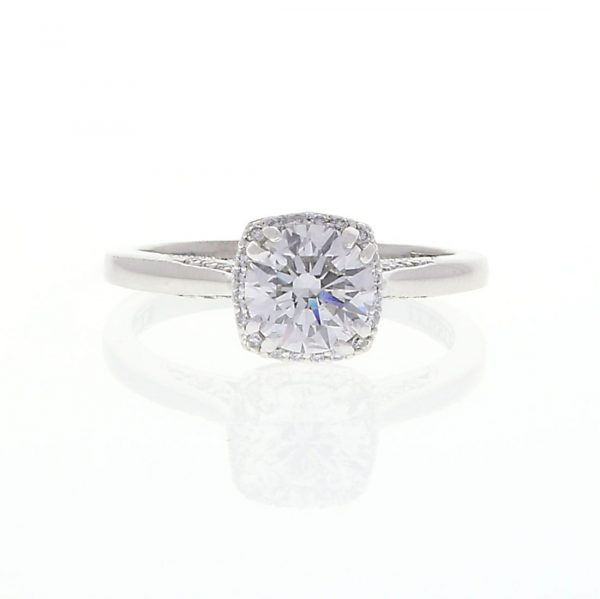 Halo Engagement Ring with Tacori Mounting