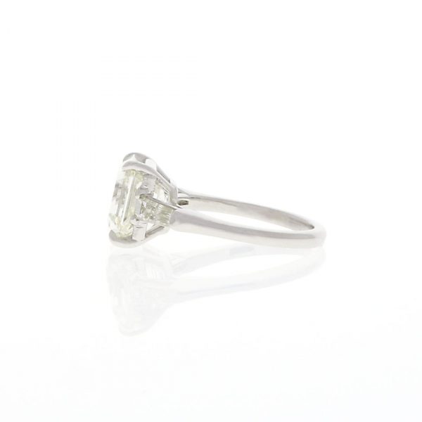 Asscher Diamond Engagement Ring