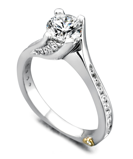 Irresistible Engagement Ring Mounting by Mark Schneider