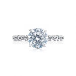 Petite Crescent Engagement Ring by Tacori Showcase View