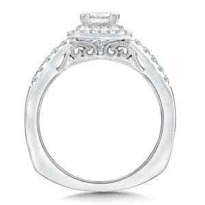 Double Halo Engagement Mounting by Valina