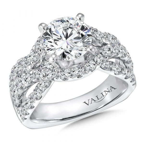Weave Split Shank Engagement Mounting by Valina