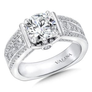 Channel and Pave Engagement Mounting by Valina