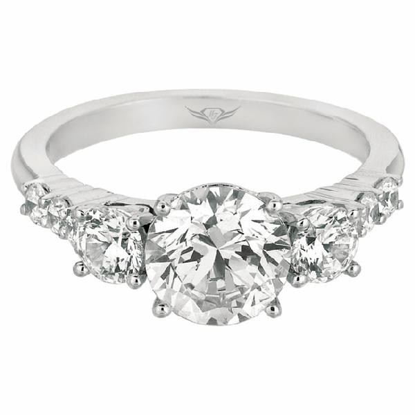 3-Stone Engagement Ring by Martin Flyer Showcase View