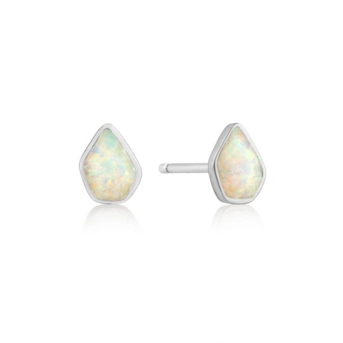 Opal Color Stud Earrings by Ania Haie