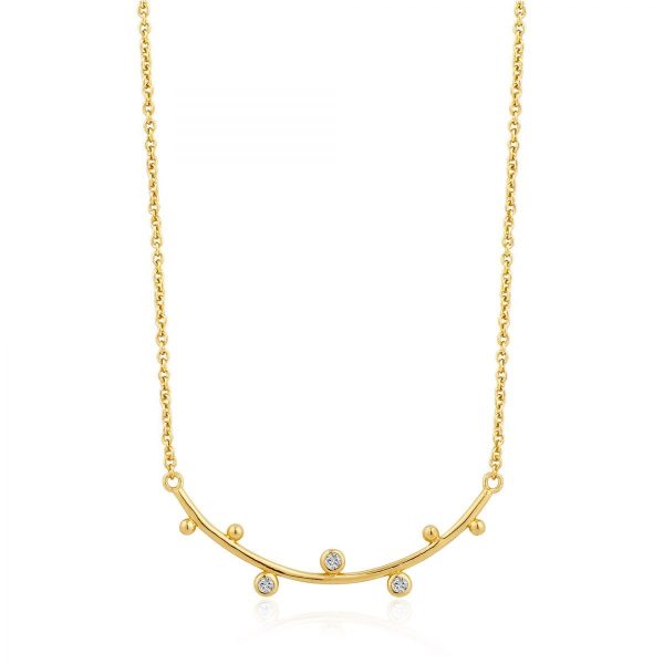 Shimmer Solid Bar Necklace by Ania Haie