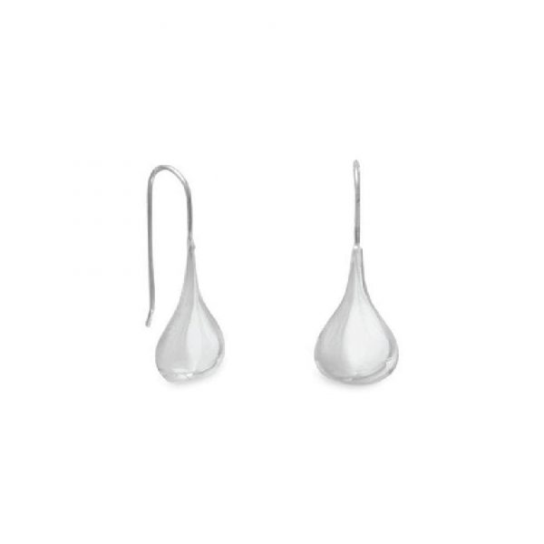 polished raindrop earrings