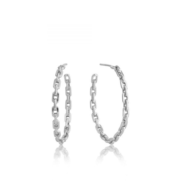 Chain Hoop Earrings by Ania Haie