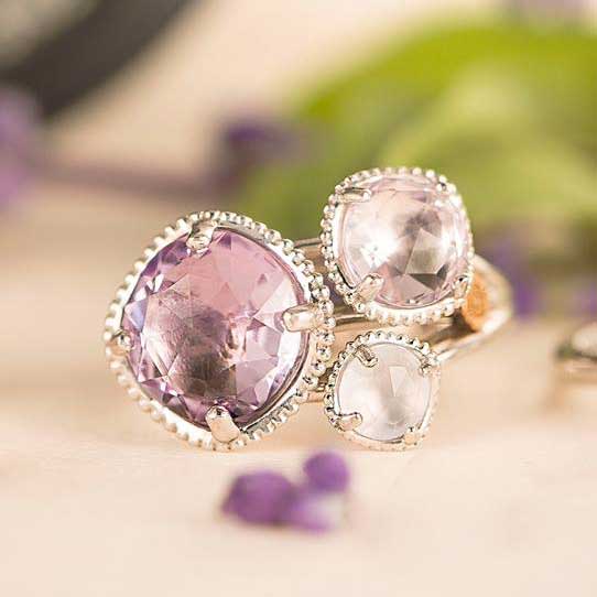 Lilac Blossoms Budding Brilliance Ring by Tacori Showcase View