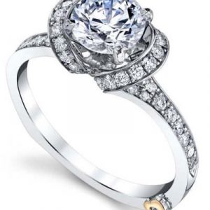 Yearn Engagement Ring Mounting by Mark Schneider