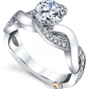 Intrigue Engagement Ring Mounting by Mark Schneider