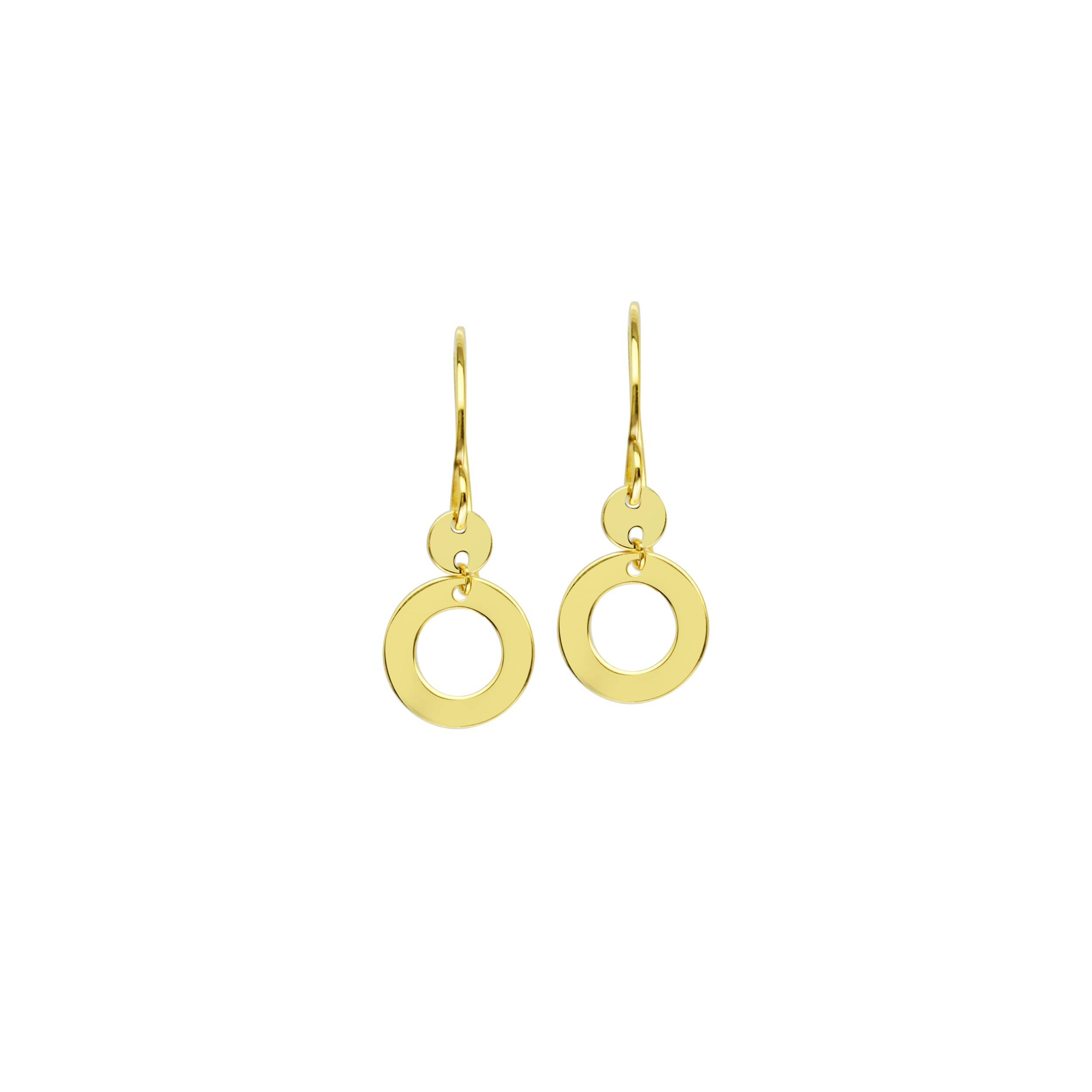 9MM Dangle Circle Earrings - Nelson Coleman Jewelers