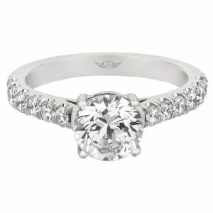 Classic Engagement Ring Mounting by Martin Flyer
