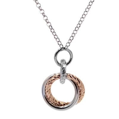 Small Love Knot Necklace by Frederic Duclos Showcase View