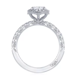 Oval Bloom Engagement Mounting by Tacori