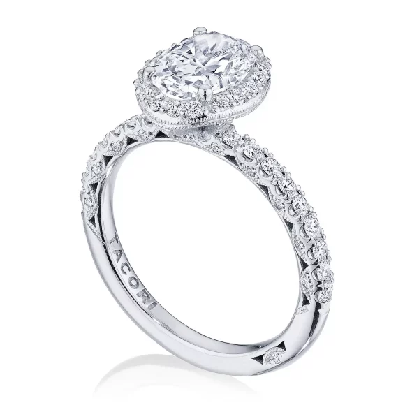 Oval Bloom Engagement Mounting by Tacori
