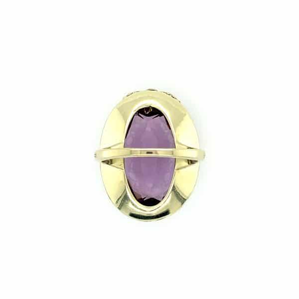 Estate Amethyst and Seed Pearl Ring