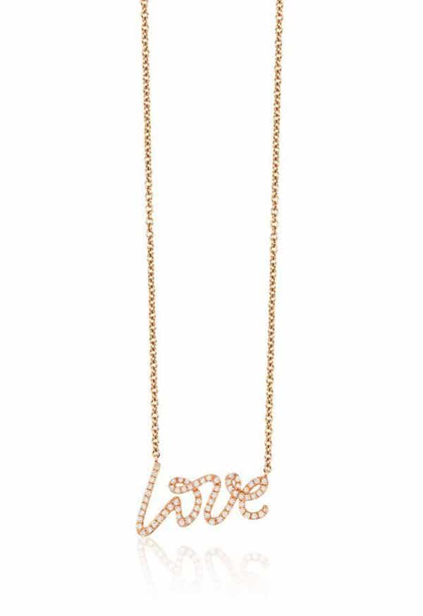 Diamond "Love" Necklace by Effy