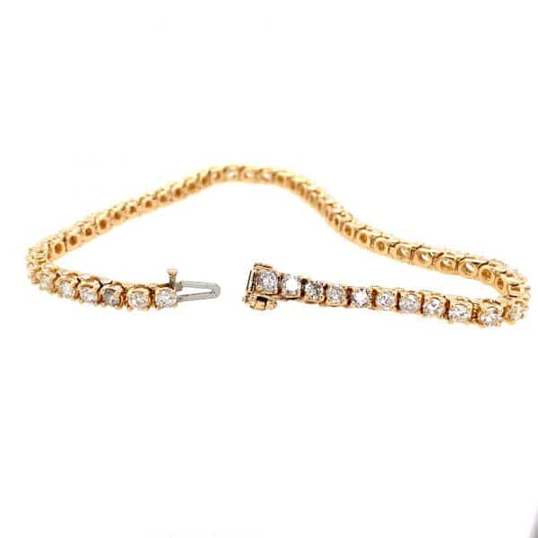 Estate Diamond Line Bracelet