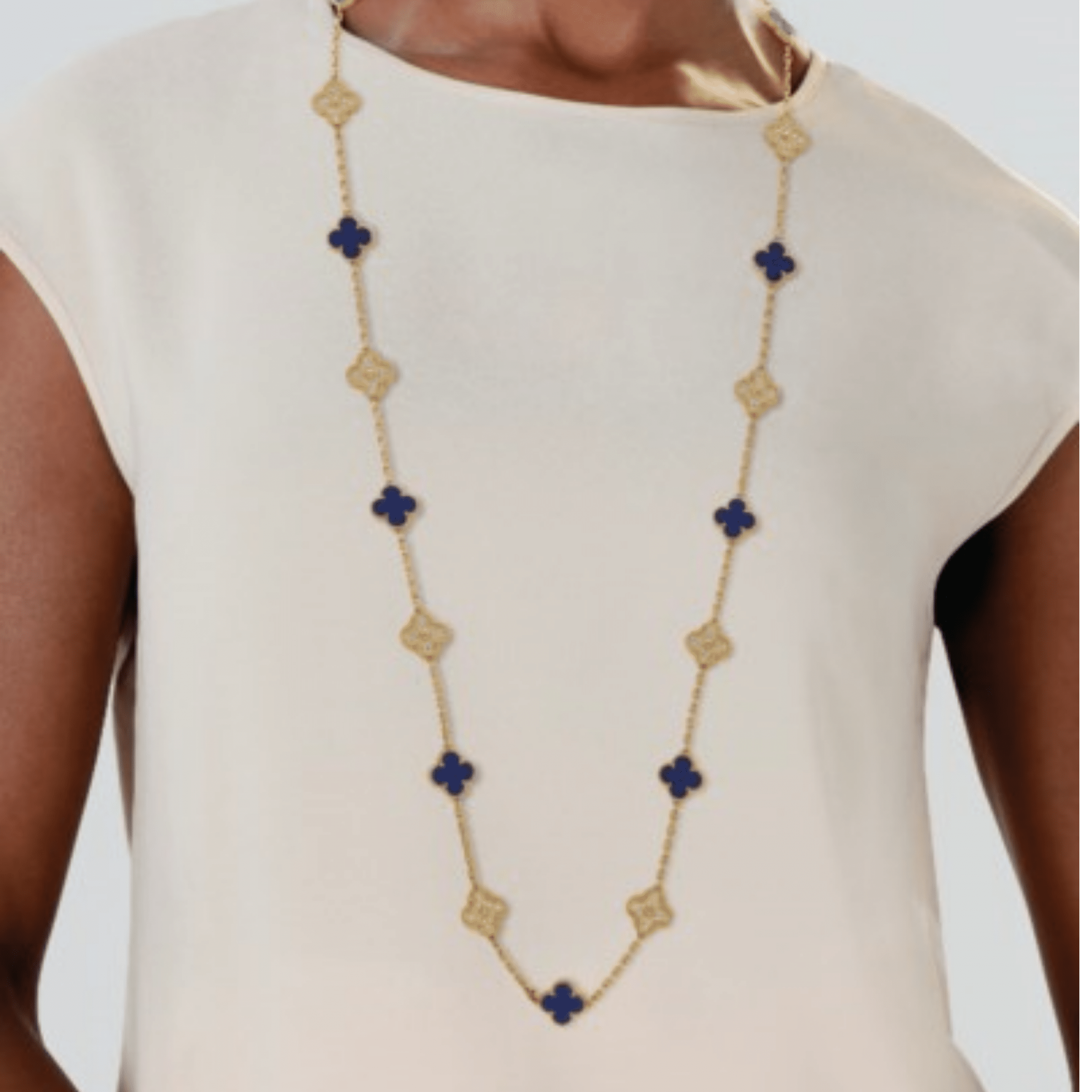 cleef alhambra necklace