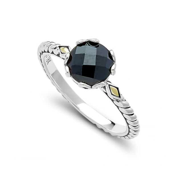 sterling silver gemstone ring august spinel