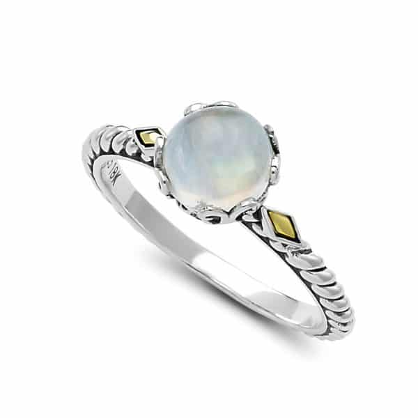 sterling silver birthstone ring June